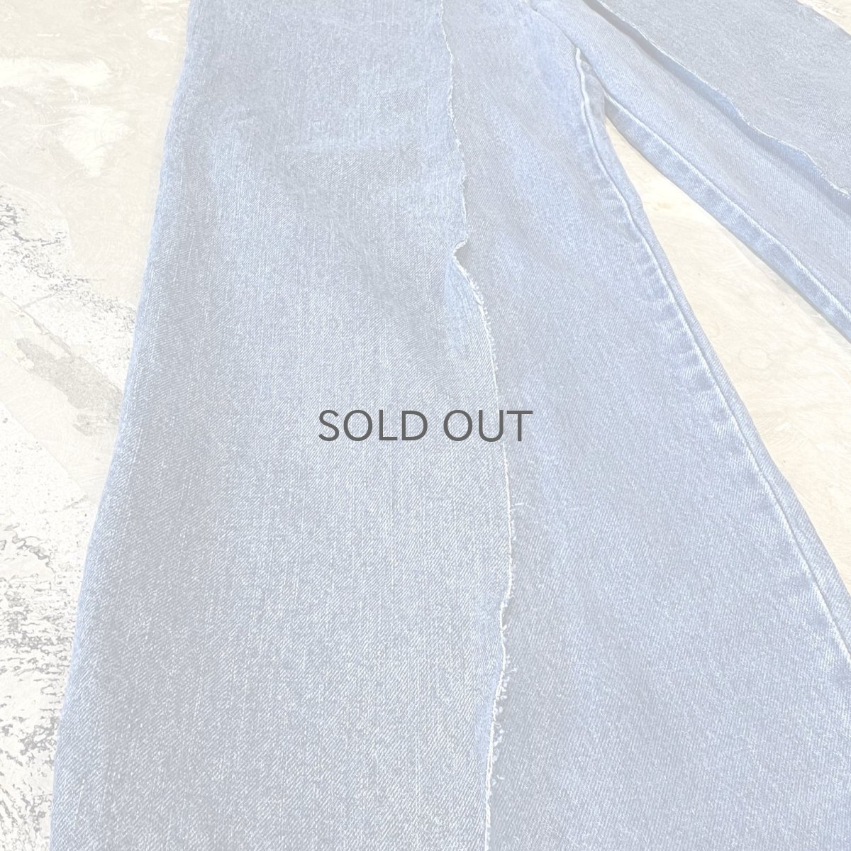 画像7: 【Wiz&Witch】"UNITED" TWINS WIDE DENIM PANTS / W30 (7)