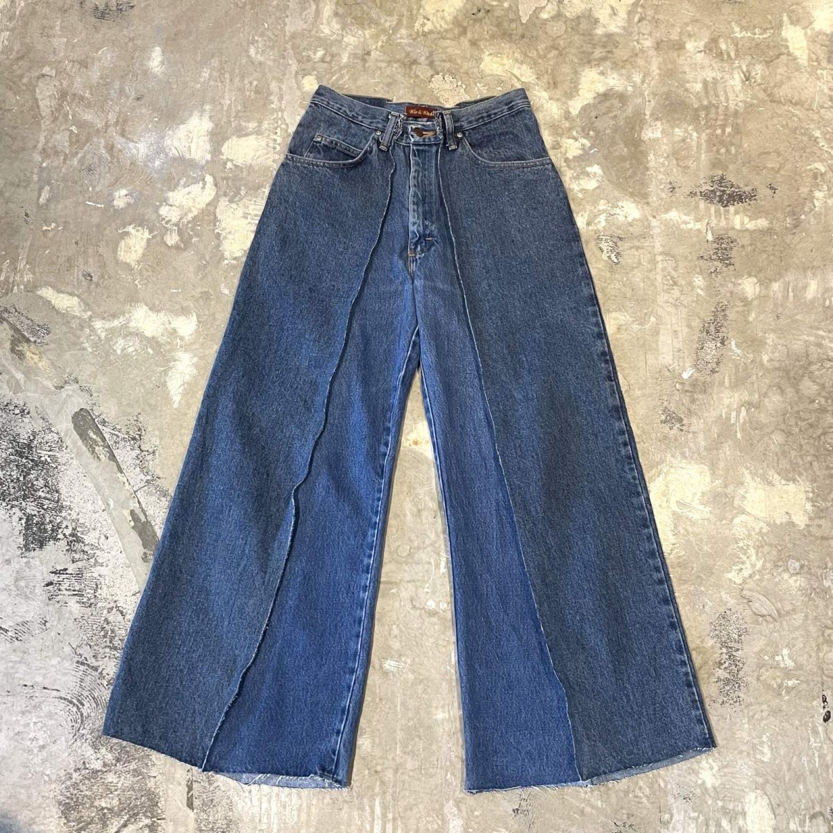 画像1: 【Wiz&Witch】"UNITED" TWINS WIDE DENIM PANTS / W30 (1)