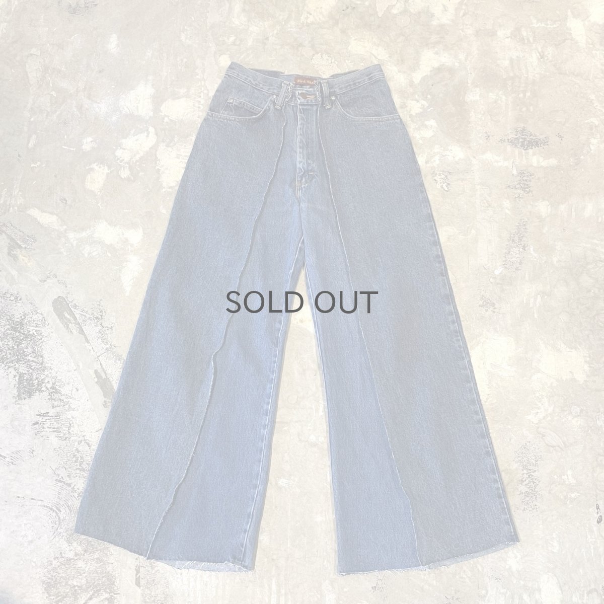 画像1: 【Wiz&Witch】"UNITED" TWINS WIDE DENIM PANTS / W30 (1)