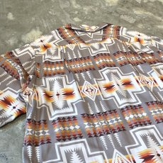画像9: 【PENDLETON】ALL OVER NATIVE PATTERN S/S SHIRT / Mens L (9)