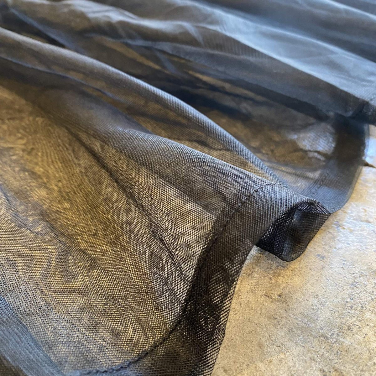 画像10: TIERED DESIGN SHEER TULLE LONG SKIRT / W24~W35 (10)