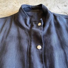 画像4: WAIST DESIGN DRAW CORD SNAP BUTTON ZIP UP VEST / Ladies L (4)
