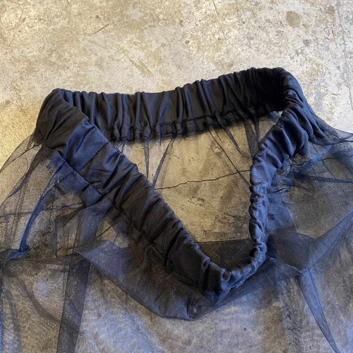 画像8: TIERED DESIGN SHEER TULLE LONG SKIRT / W24~W35 (8)