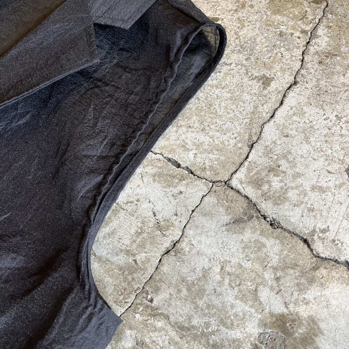 画像8: WAIST DRAW CORD DESIGN SHEER VEST / Ladies L (8)