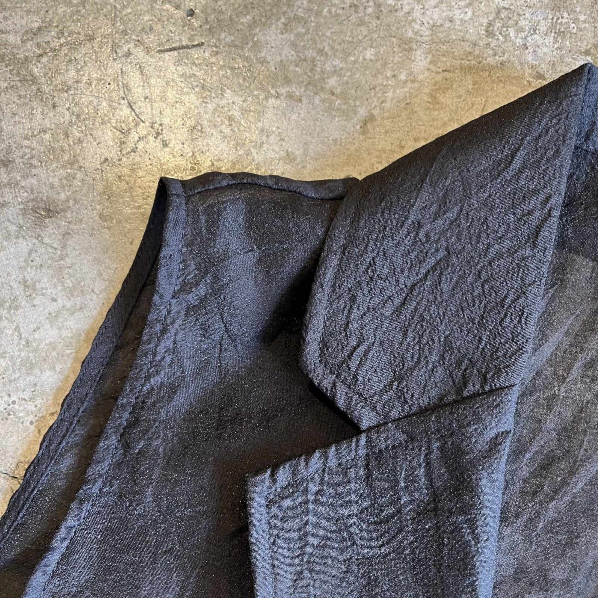 画像7: WAIST DRAW CORD DESIGN SHEER VEST / Ladies L (7)