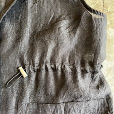 画像10: WAIST DRAW CORD DESIGN SHEER VEST / Ladies L (10)