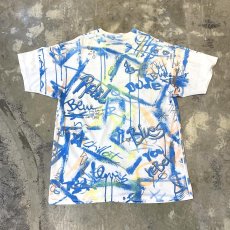画像2: 80~90's【LEVI'S】ALL OVER PATTERN S/S TEE / Mens XL / MADE IN USA (2)