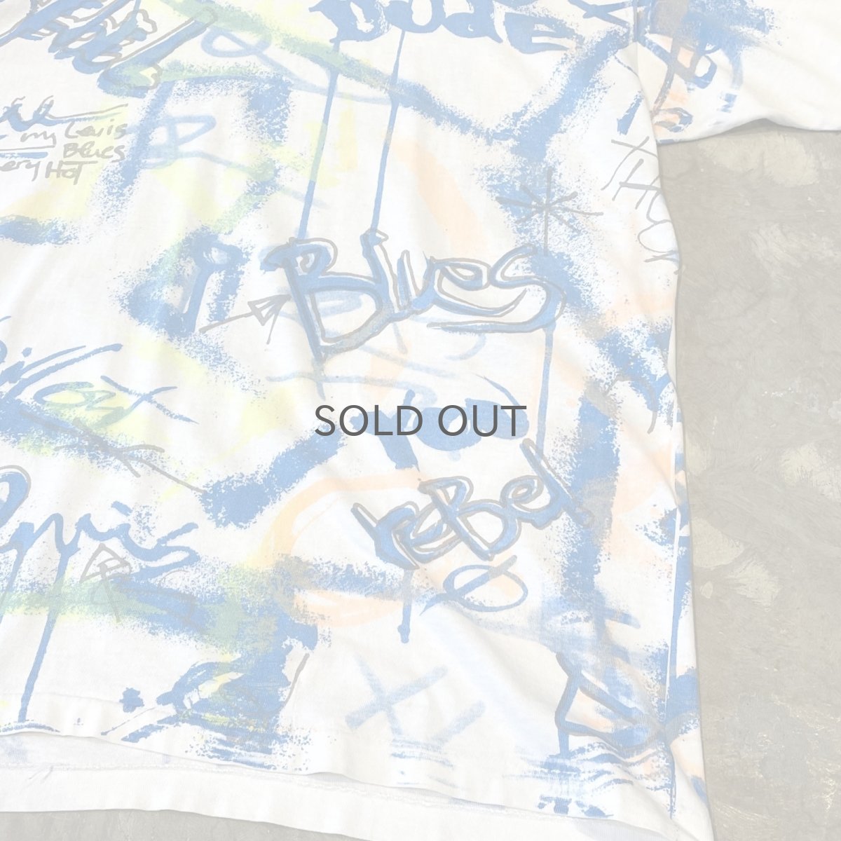 画像6: 80~90's【LEVI'S】ALL OVER PATTERN S/S TEE / Mens XL / MADE IN USA (6)