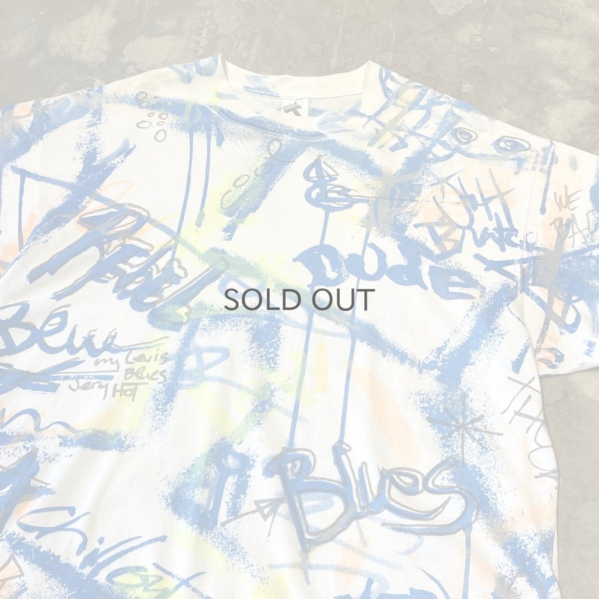 画像4: 80~90's【LEVI'S】ALL OVER PATTERN S/S TEE / Mens XL / MADE IN USA (4)