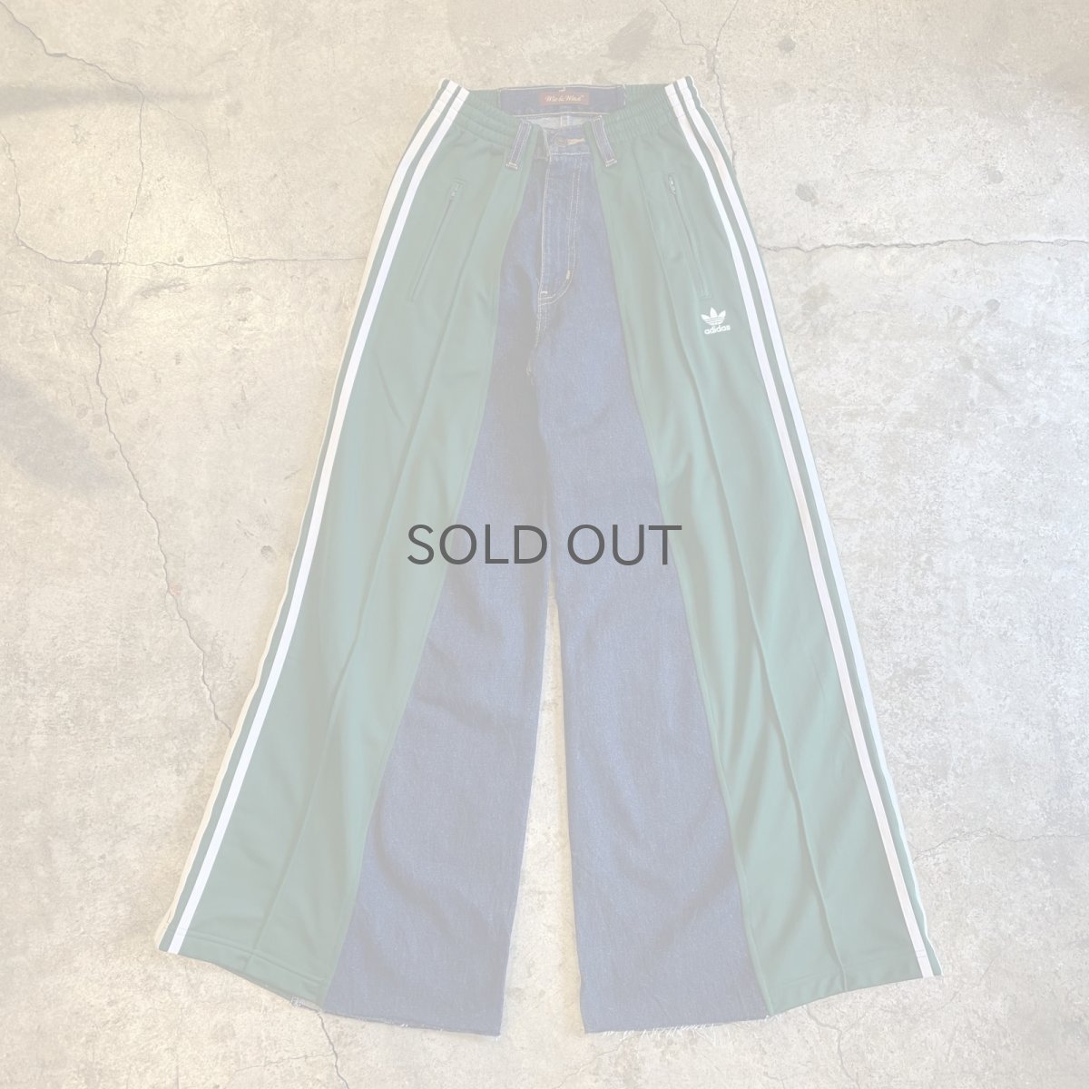 画像1: 【Wiz&Witch】"UNITED" SPORTY DENIM PANTS / OS (1)