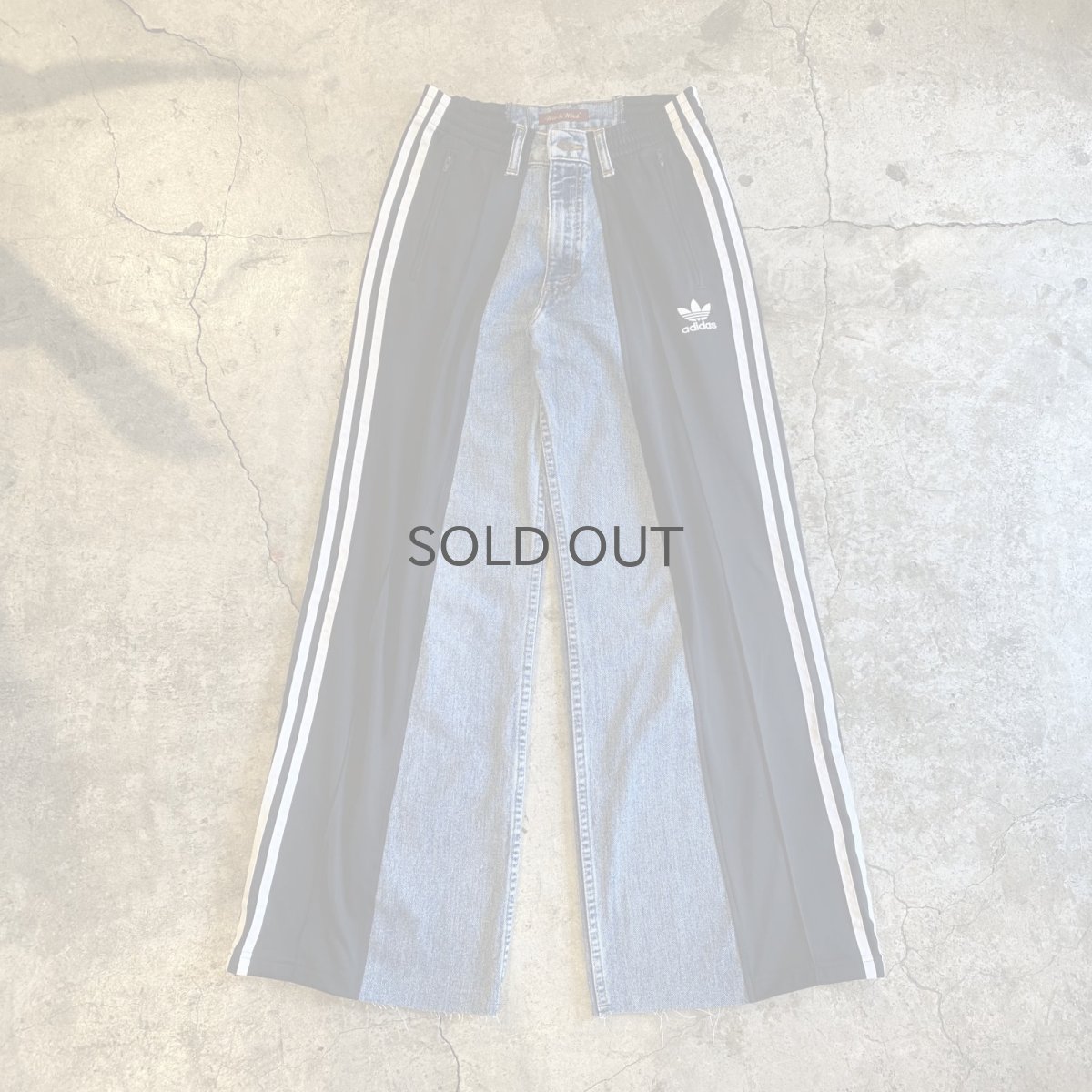 画像1: 【Wiz&Witch】"UNITED" SPORTY DENIM PANTS / OS (1)