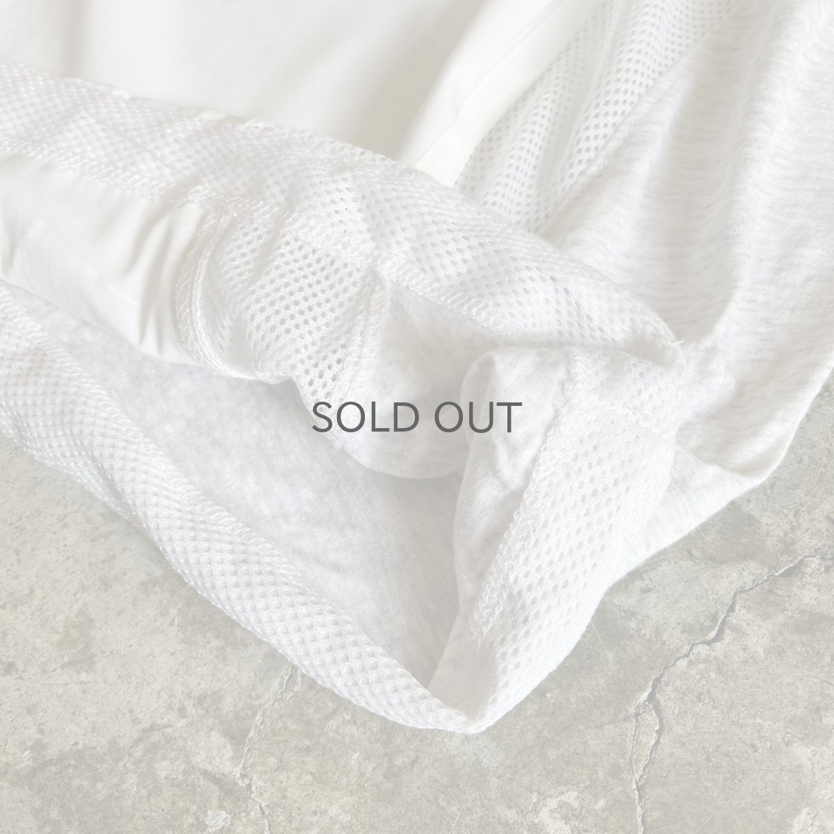 画像6: 【NIKE】SIDE MESH LINE FRONT GATHER DESIGN N/S TOPS / Ladies M(S) (6)