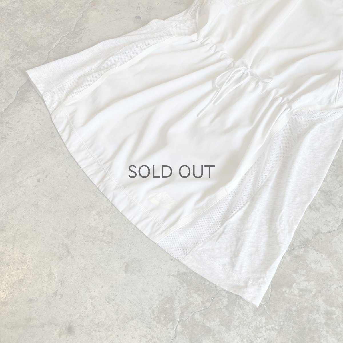 画像5: 【NIKE】SIDE MESH LINE FRONT GATHER DESIGN N/S TOPS / Ladies M(S) (5)