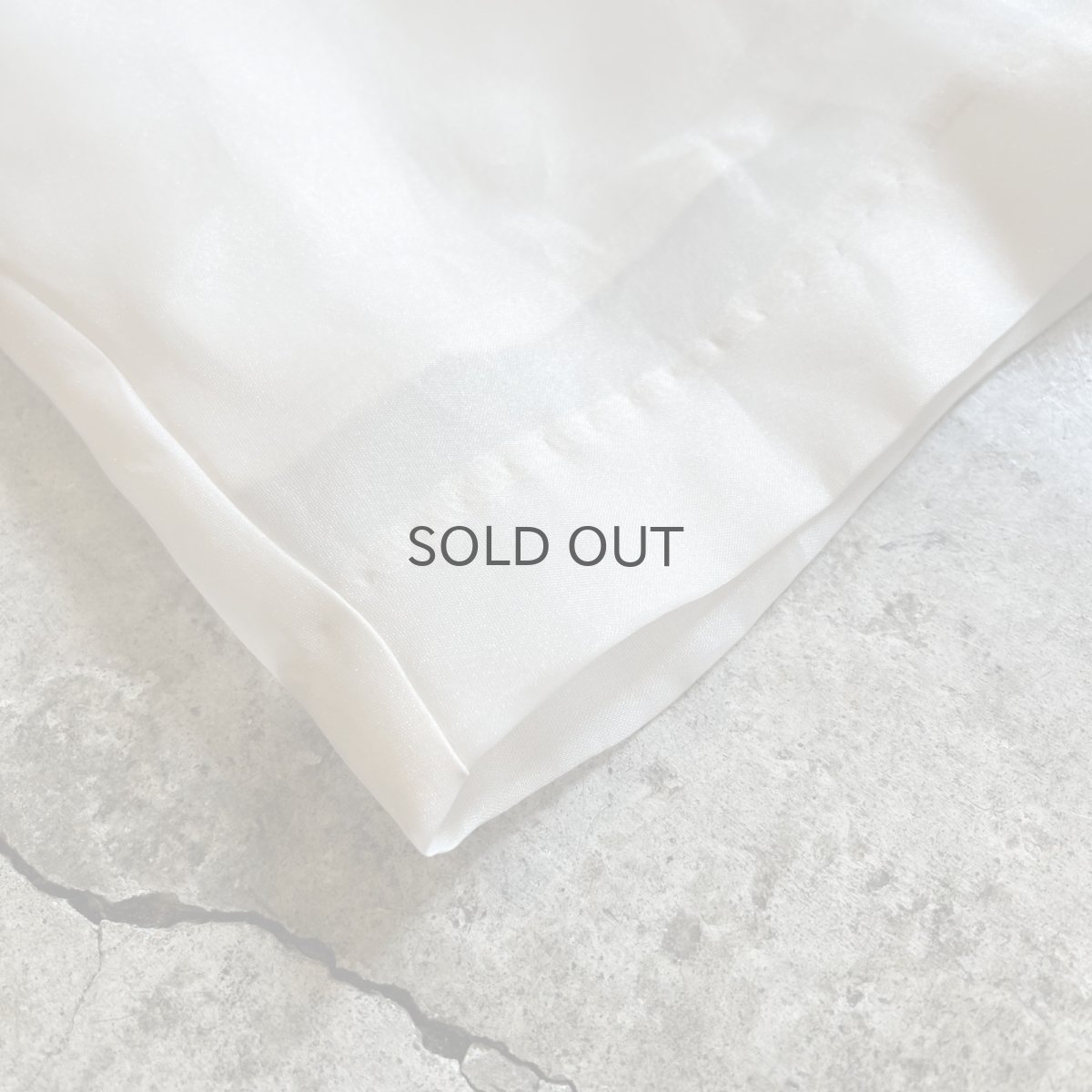 画像3: IVORY COLOR 1 BUTTON DESIGN SHEER TAILORED JACKET / Ladies M (3)