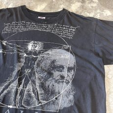 画像4: 90's~ "LEONARDO DA VINCI" ART PRINTED S/S TEE / Mens XL (4)