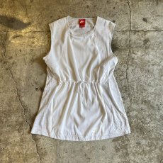 画像1: 【NIKE】SIDE MESH LINE FRONT GATHER DESIGN N/S TOPS / Ladies M(S) (1)