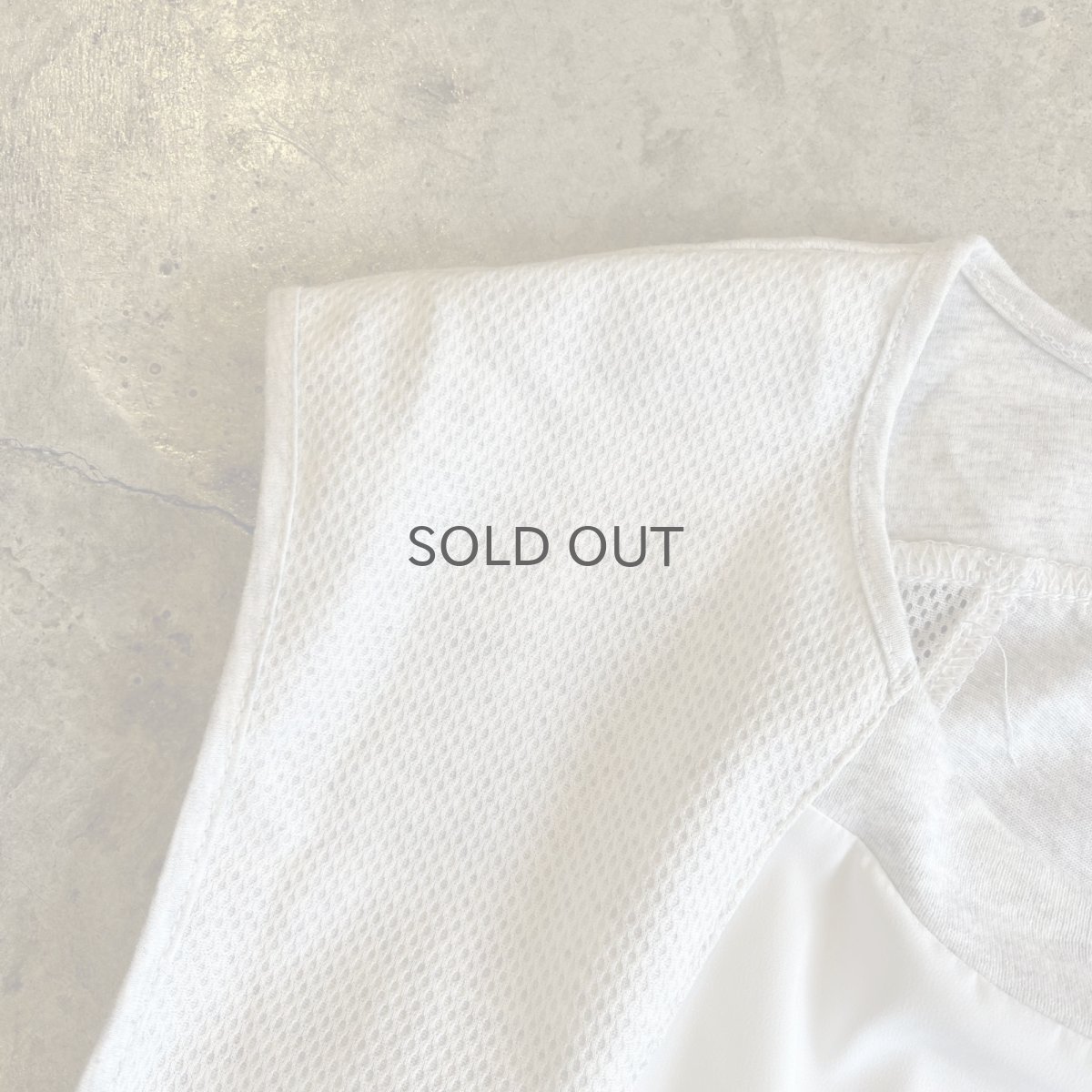 画像9: 【NIKE】SIDE MESH LINE FRONT GATHER DESIGN N/S TOPS / Ladies M(S) (9)