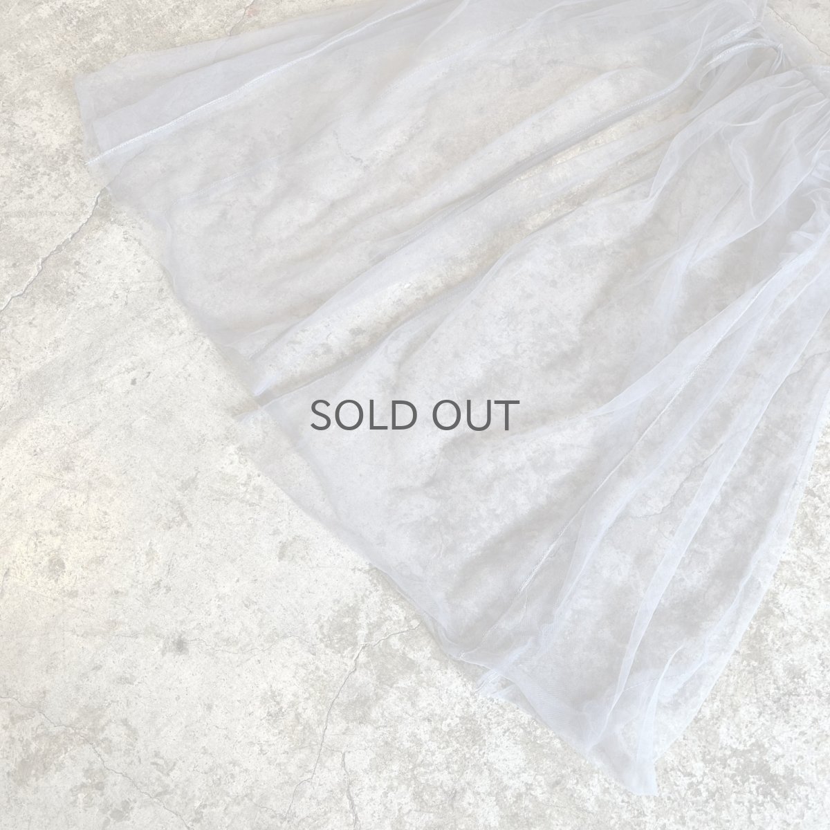 画像4: GREY COLOR POINT FRILL DESIGN TULLE VEST / Ladies M (4)