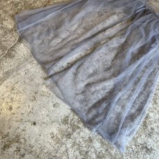 画像4: GREY COLOR POINT FRILL DESIGN TULLE VEST / Ladies M (4)