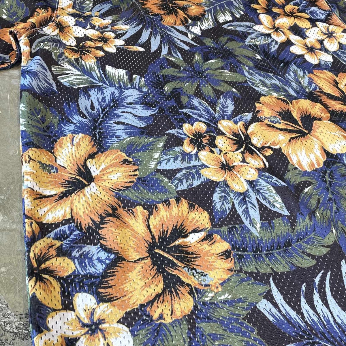 画像5: 【STUSSY】ALL OVER FLORAL GRAPHIC PATTERN MESH S/S TEE / Mens M(L) (5)