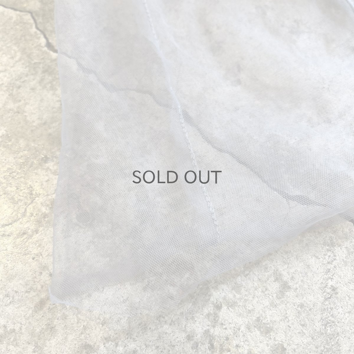 画像3: GREY COLOR POINT FRILL DESIGN TULLE VEST / Ladies M (3)