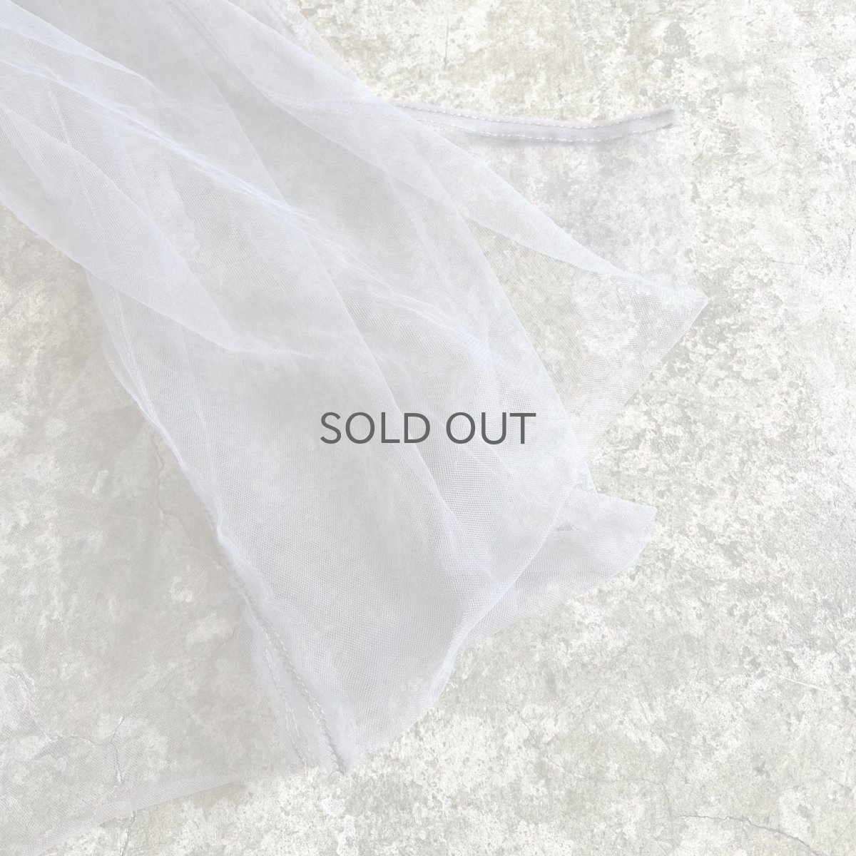 画像5: GREY COLOR POINT FRILL DESIGN TULLE VEST / Ladies M (5)