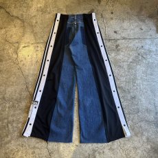 画像2: 【Wiz&Witch】"UNITED" SPORTY DENIM PANTS / OS (2)