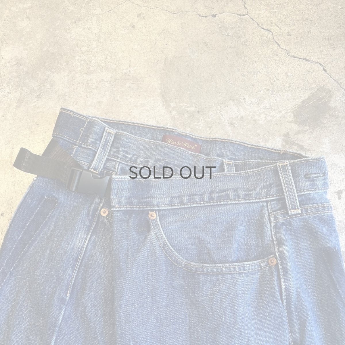画像5: 【Wiz&Witch】"WEIRD" WRAP FUTURE DENIM PANTS / OS (5)