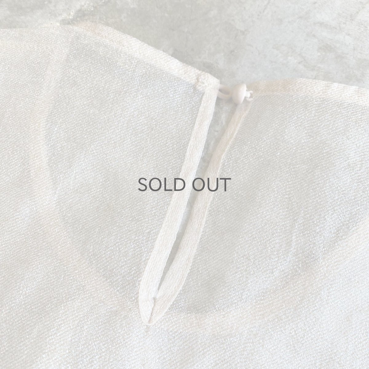 画像10: TIERED DOWN FRILL DESIGN N/S TOPS / Ladies L (10)