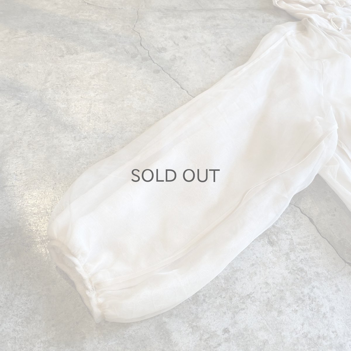 画像7: DOUBLE DESIGN SHEER HOODIE ZIP UP JACKET / Ladies M~L (7)