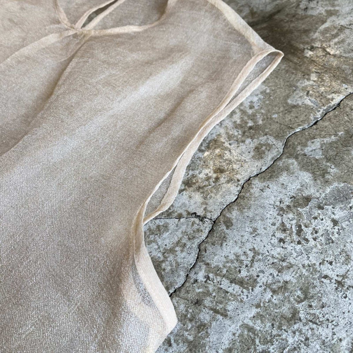 画像5: TIERED DOWN FRILL DESIGN N/S TOPS / Ladies L (5)