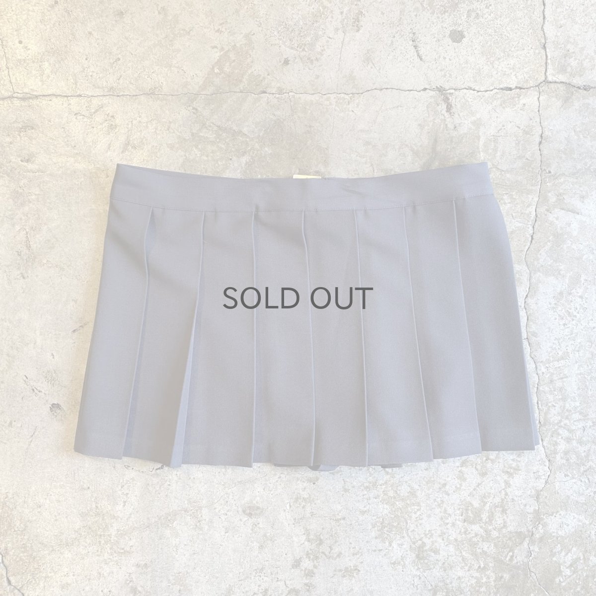 画像13: CHARCOAL GREY COLOR PLEATED SKIRT SEPARATE LAYERED PANTS / W29 (13)
