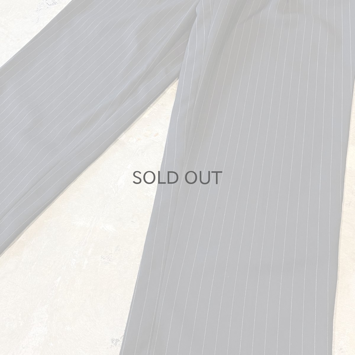 画像6: STUDS DECORATIVE STRIPE PATTERN SLACKS / W30 (6)