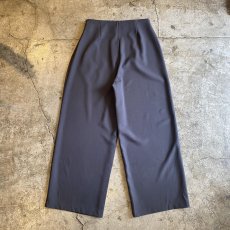 画像10: CHARCOAL GREY COLOR PLEATED SKIRT SEPARATE LAYERED PANTS / W29 (10)