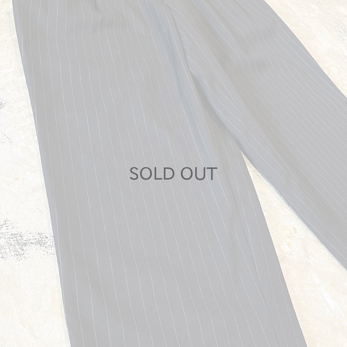 画像5: STUDS DECORATIVE STRIPE PATTERN SLACKS / W30 (5)