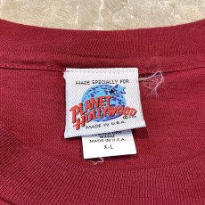 画像10: 90's "PLANET HOLLYWOOD" EMBROIDERY S/S TEE / Mens XL / MADE IN USA (10)