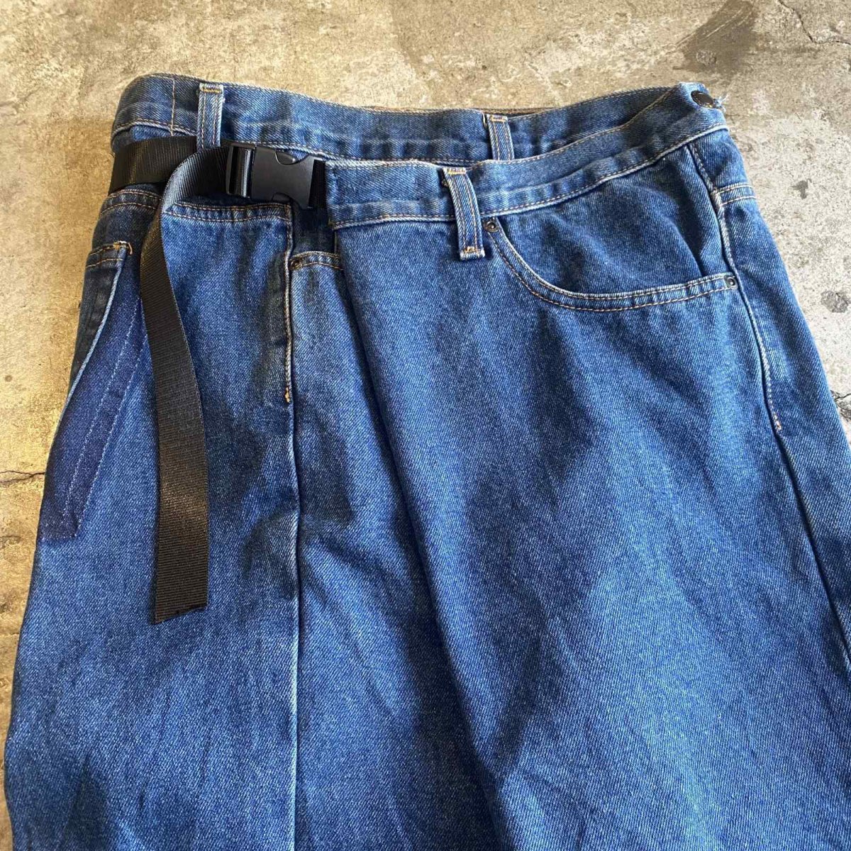 画像4: 【Wiz&Witch】"WEIRD" WRAP FUTURE DENIM PANTS / OS (4)