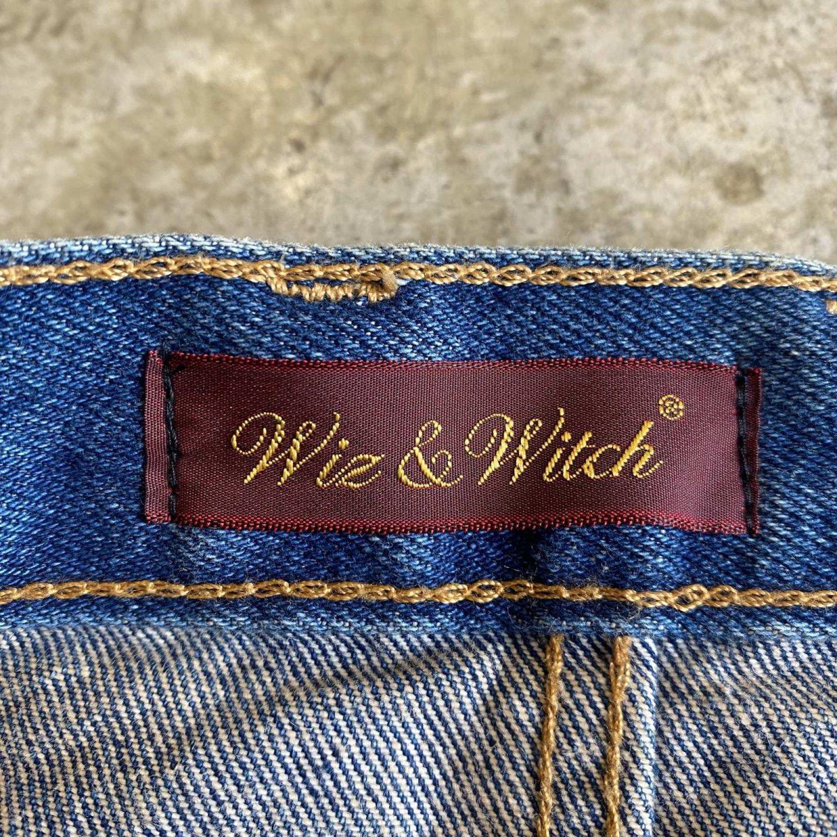 画像11: 【Wiz&Witch】"WEIRD" WRAP FUTURE DENIM PANTS / OS (11)