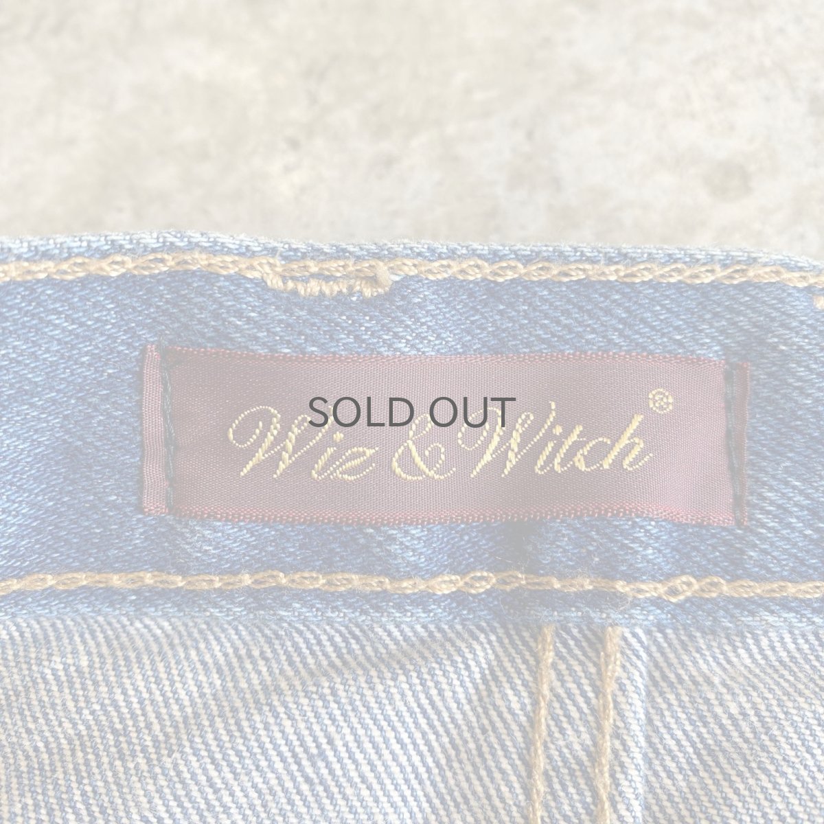 画像11: 【Wiz&Witch】"WEIRD" WRAP FUTURE DENIM PANTS / OS (11)