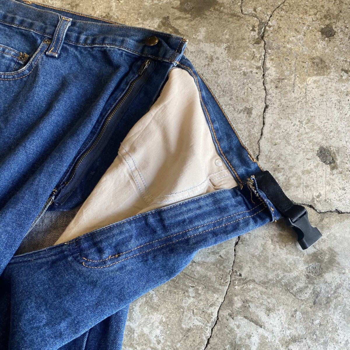 画像7: 【Wiz&Witch】"WEIRD" WRAP FUTURE DENIM PANTS / OS (7)