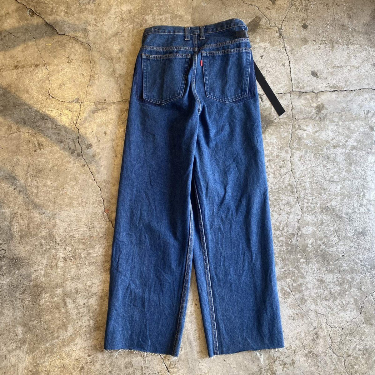 画像2: 【Wiz&Witch】"WEIRD" WRAP FUTURE DENIM PANTS / OS (2)