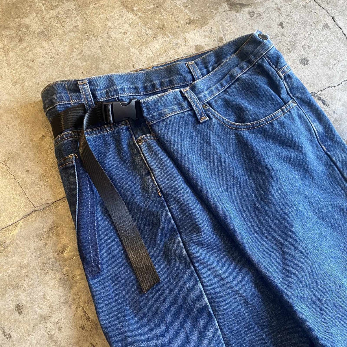 画像3: 【Wiz&Witch】"WEIRD" WRAP FUTURE DENIM PANTS / OS (3)