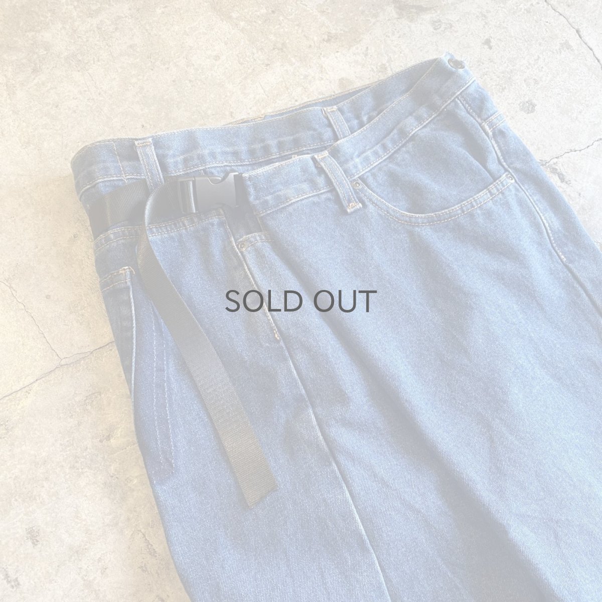 画像3: 【Wiz&Witch】"WEIRD" WRAP FUTURE DENIM PANTS / OS (3)