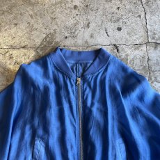 画像8: DOWN DRAW CODE BACK DESIGN COLOR SHEER ZIP UP JACKET / Ladies M (8)