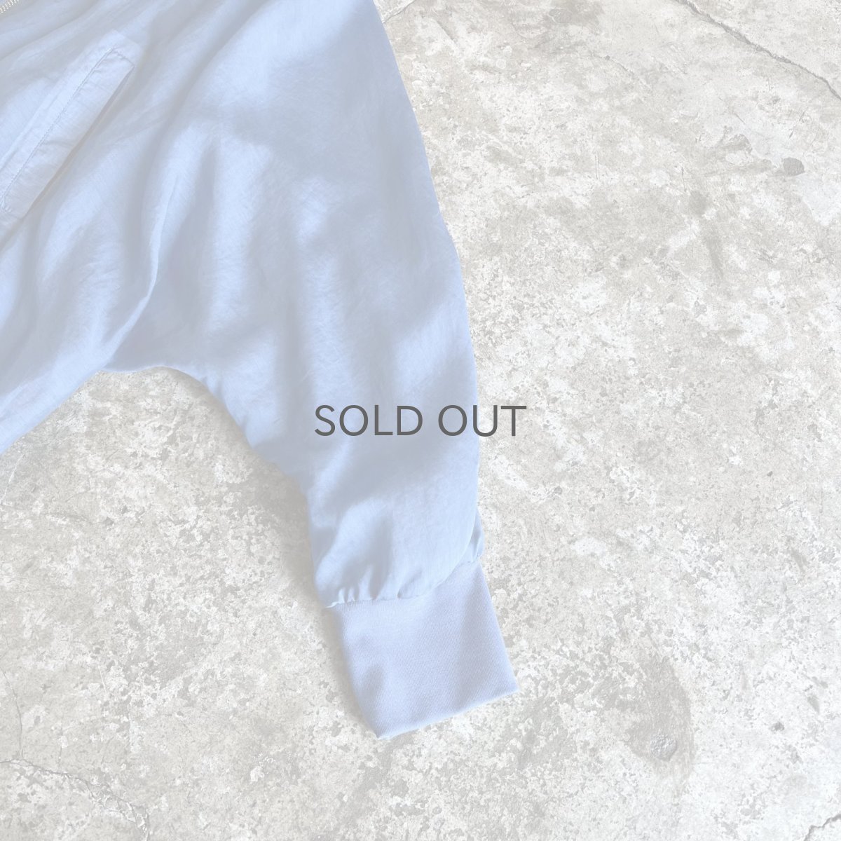 画像7: DOWN DRAW CODE BACK DESIGN COLOR SHEER ZIP UP JACKET / Ladies M (7)