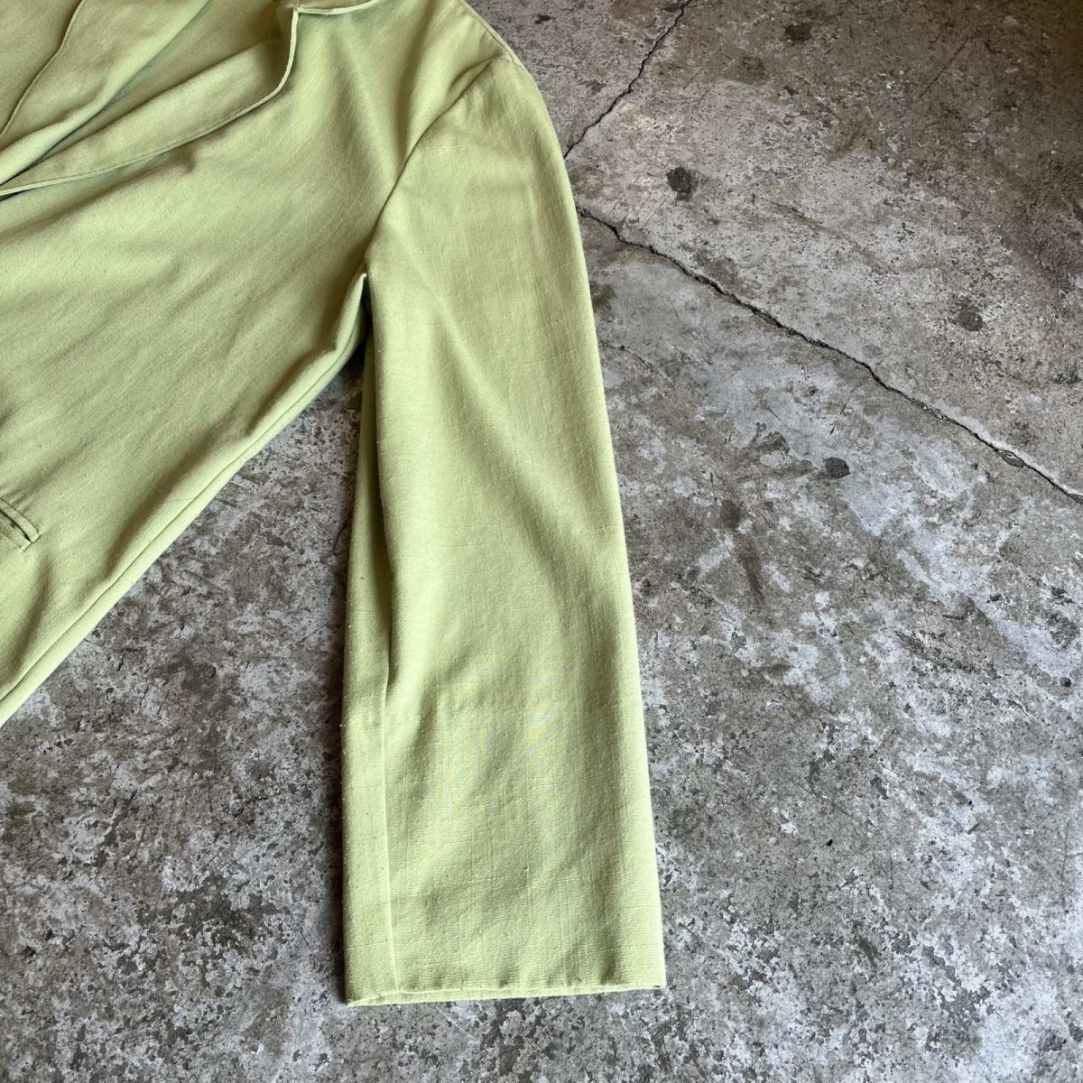 画像8: PALE TONE DOUBLE POCKET DESIGN TAILORED JACKET / Ladies M(12) (8)