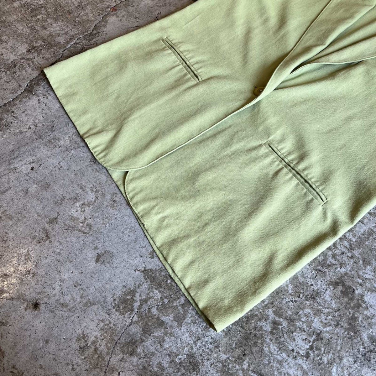 画像4: PALE TONE DOUBLE POCKET DESIGN TAILORED JACKET / Ladies M(12) (4)