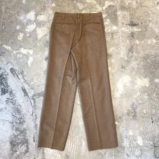 画像2: STUDS DECORATIVE BROWN COLOR SLACKS / W31 (2)