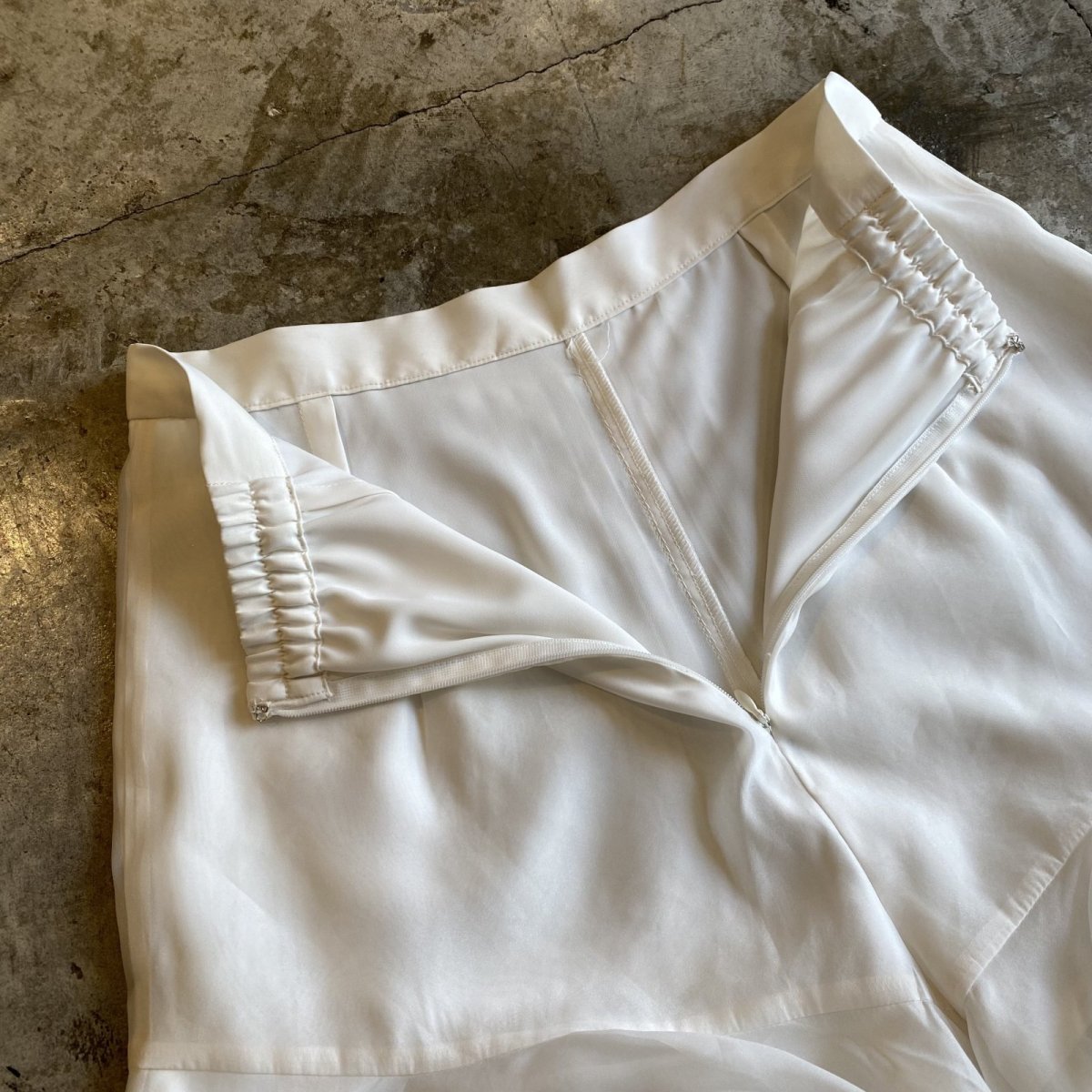 画像8: TIERED FRILL SHEER LAYERED DESIGN PANTS / W26~W28 (8)