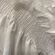 画像9: CROSS DESIGN FRILL VNECK S/S TOPS / Ladies M (9)